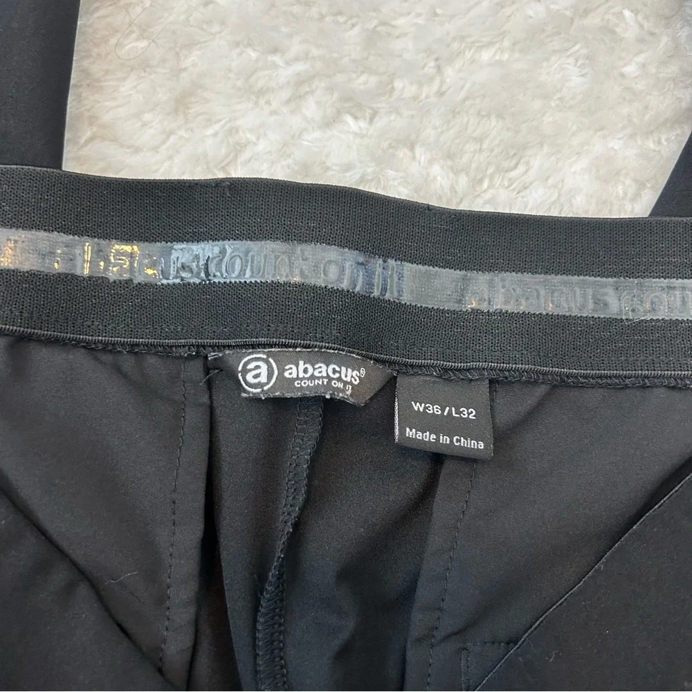 Abacus black golf pants men’s size 38x32